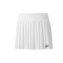 Yonex Tennis Skirt Wimbledon with Inner Shorts 2024 White Women